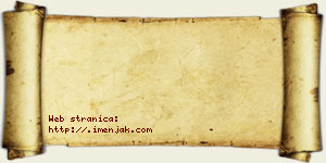 Miljana Sandić vizit kartica